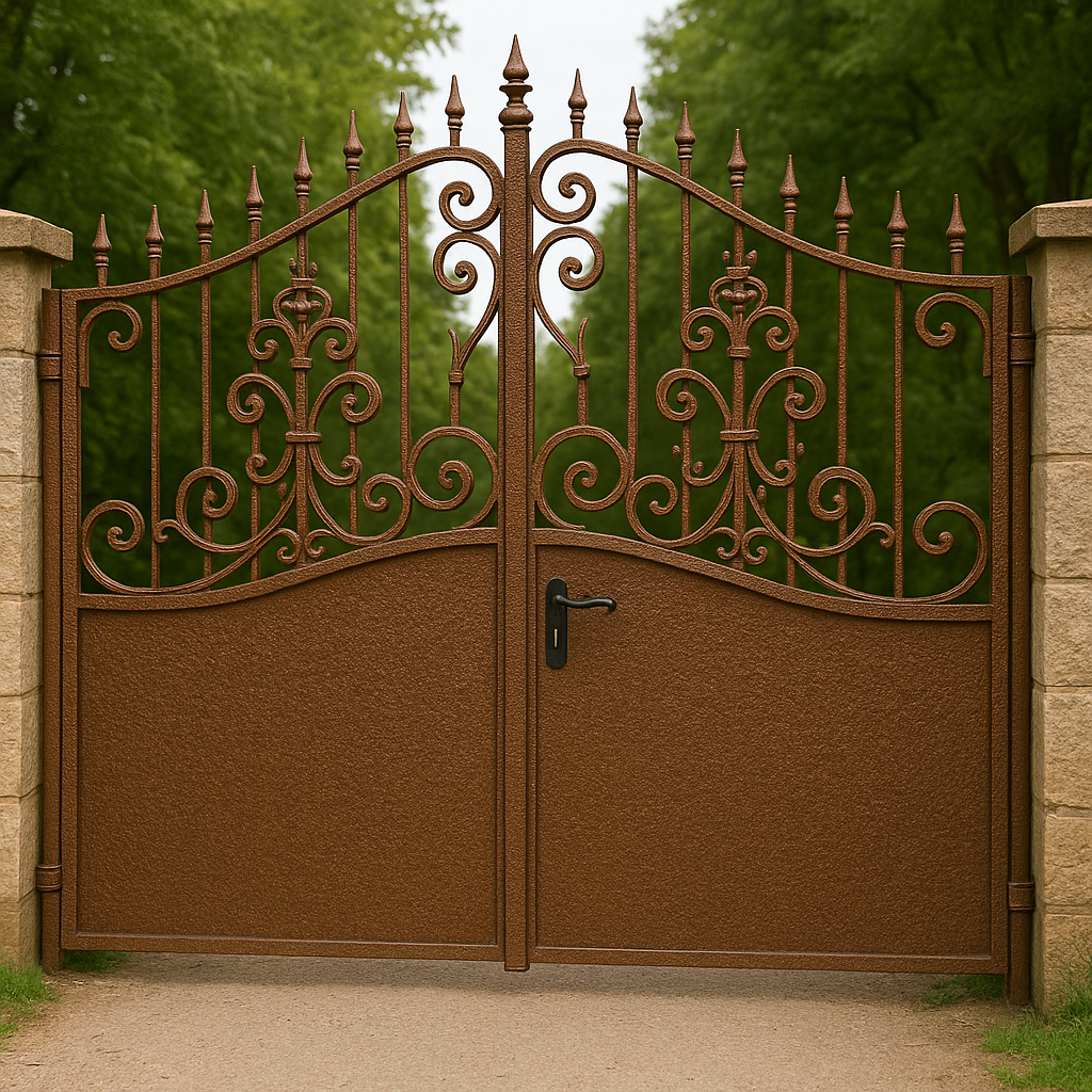 Після обробки - Реставрація металевих воріт